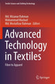 Book cover of: Advanced Technology in Textiles. By: Mizanur Rahman