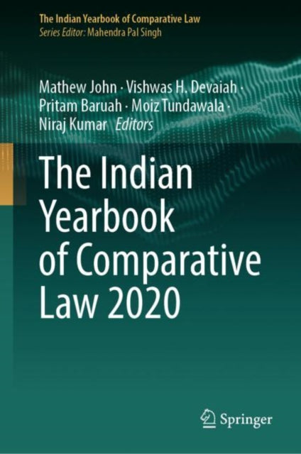 Book cover of: Indian Yearbook of Comparative Law 2020. By: Mathew John
