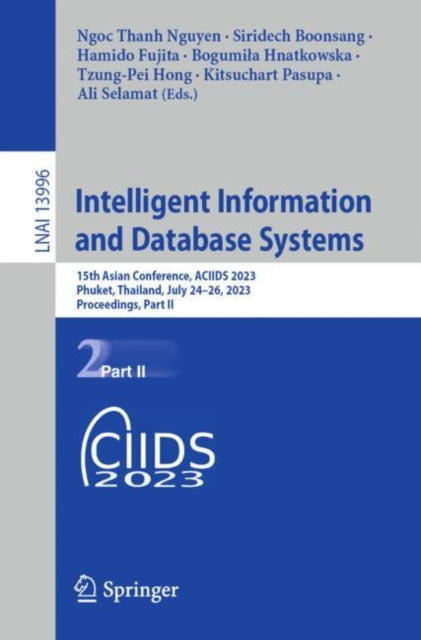Book cover of: Intelligent Information and Database Systems. By: Ngoc Thanh Nguyen