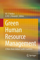 Book cover of: Green Human Resource Management. By: Yusliza Mohd Yusoff