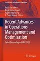 Book cover of: Recent Advances in Operations Management and Optimization. By: Anish Sachdeva