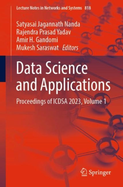 Book cover of: Data Science and Applications. By: Satyasai Jagannath Nanda