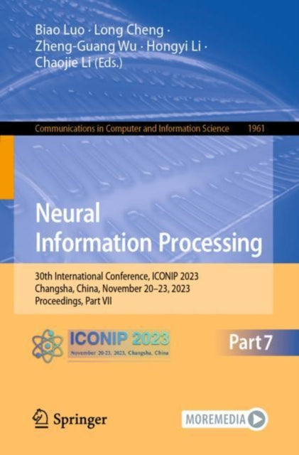 Book cover of: Neural Information Processing. By: Biao Luo