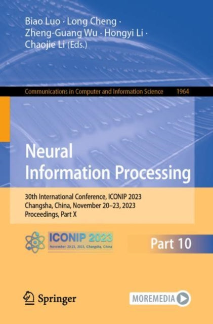 Book cover of: Neural Information Processing. By: Biao Luo