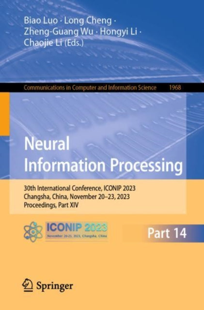 Book cover of: Neural Information Processing. By: Biao Luo