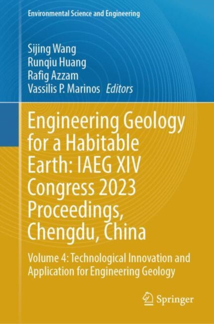 Book cover of: Engineering Geology for a Habitable Earth: IAEG XIV Congress 2023 Proceedings, Chengdu, China. By: Sijing Wang