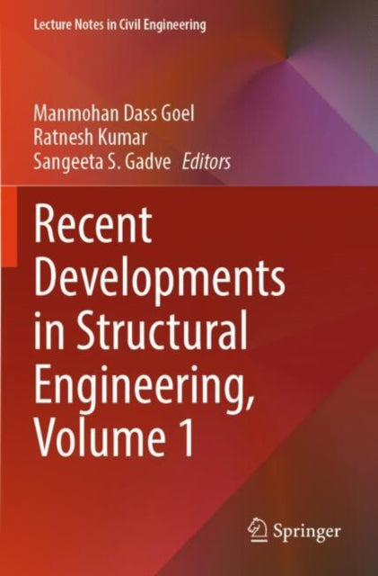 Book cover of: Recent Developments in Structural Engineering, Volume 1