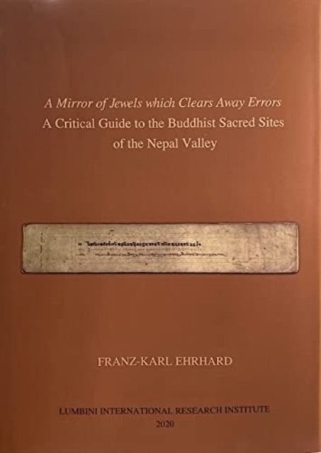 Book cover of: Mirror of Jewels which Clears away Errors