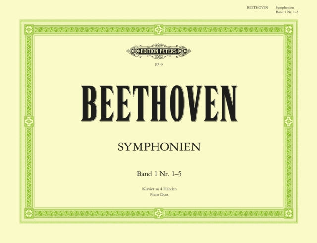 Book cover of: Symphonies No. 1-5 for Piano Duet (Vol. I)