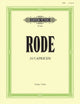 Book cover of: 24 Caprices (in the Form of Etudes) for Violin