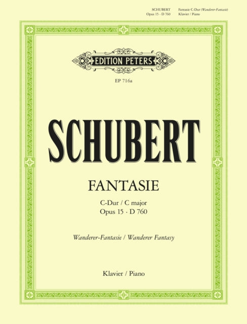 Book cover of: Wanderer Fantasy in C Op.15/D760