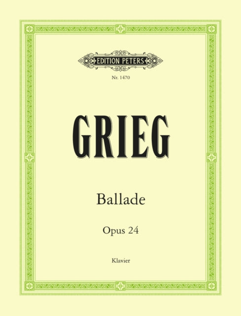 Book cover of: Ballade in G minor Op.24