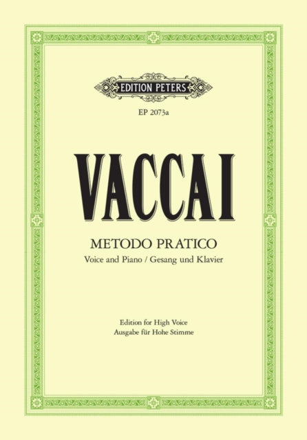 Book cover of: Practical Method (High Voice and Piano)