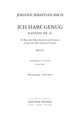 Book cover of: Cantata No. 82 'Ich habe genug'