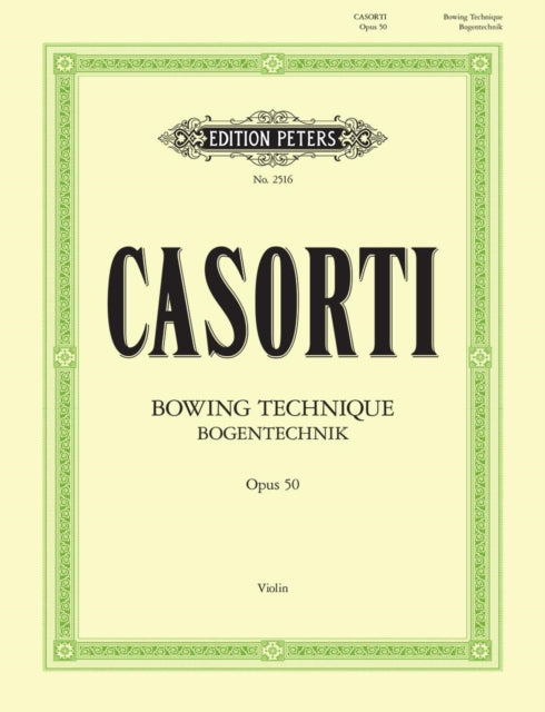 Book cover of: Bowing Technique Op. 50