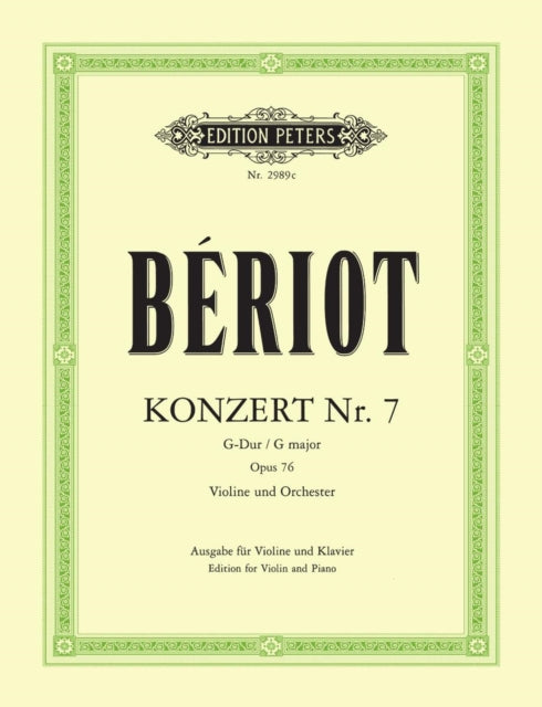 Book cover of: Concerto No. 7 in G Op.76