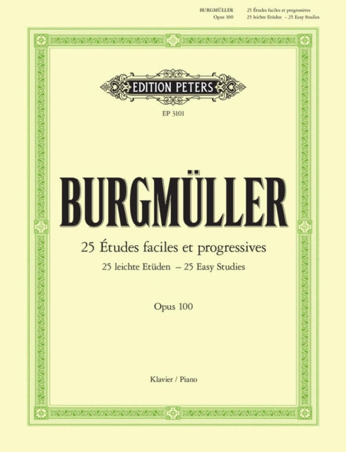 Book cover of: 25 Easy & Progressive Studies Op.100