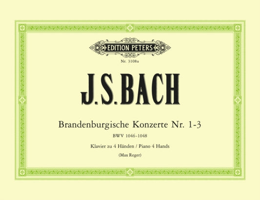 Book cover of: Brandenburg Concerti Nos.1-3