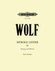 Book cover of: Morike-Lieder: 53 Songs Vol.4
