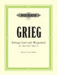 Book cover of: Solveig's Song Op.55 No. 4 & Solveig's Cradle Song