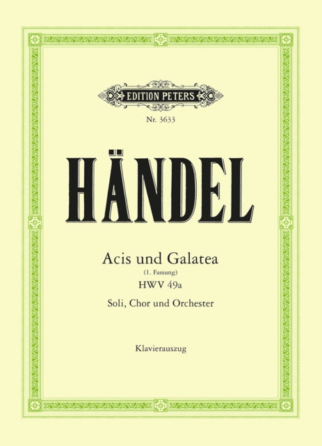 Book cover of: Acis and Galatea