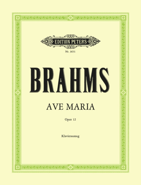 Book cover of: Ave Maria Op.12