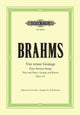 Book cover of: 4 Serious Songs Op.121