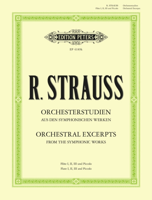 Book cover of: Orchestral Studies for Flute