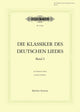 Book cover of: Classics of the German Lied Volume 1