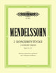 Book cover of: 2 Konzertstucke Op.113, 114