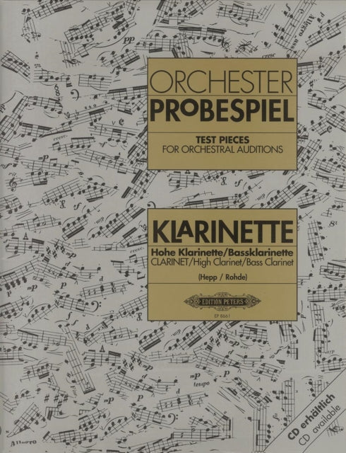 Book cover of: Test Pieces for Orchestral Auditions: Clarinet