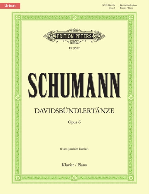 Book cover of: Davidsbundlertanze Op.6