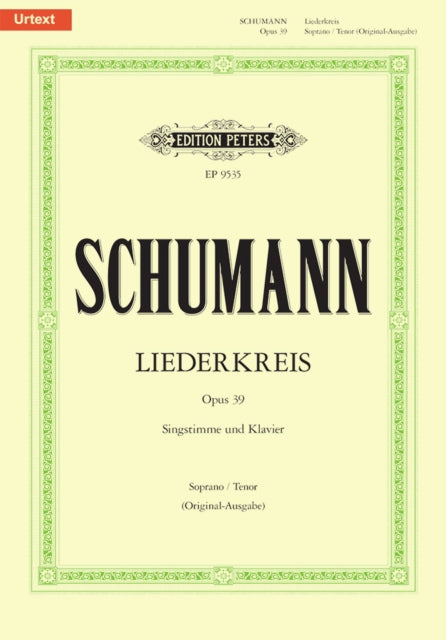 Book cover of: Liederkreise Op.39