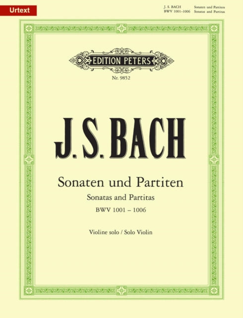 Book cover of: Sonatas and Partitas for Violin Solo BWV 1001-1006