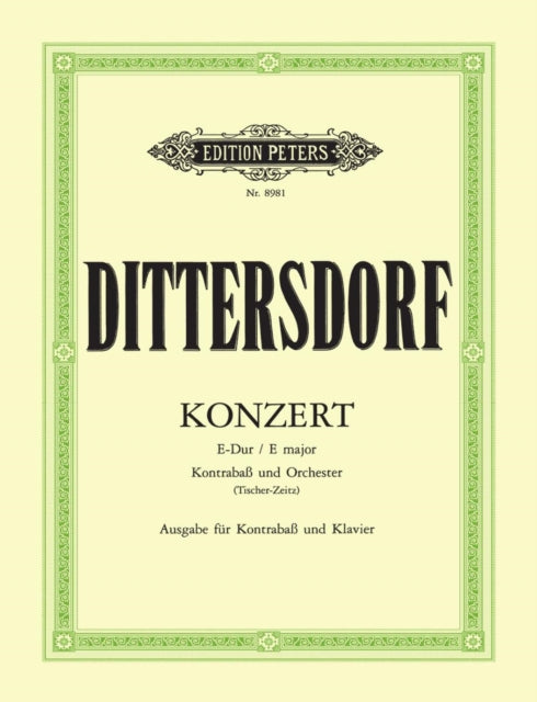 Book cover of: Concerto in E major