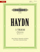 Book cover of: 3 Trios for Flute Cello & Piano Hob.XV/1