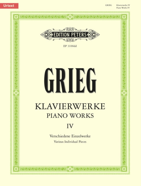 Book cover of: Piano Works Vol.4