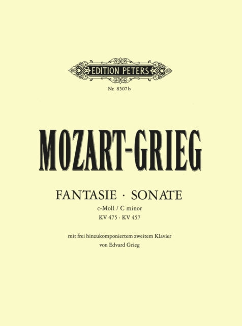 Book cover of: Sonata in C minor K457 (with Fantasia K476)