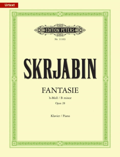 Book cover of: Fantasie in B minor Op.28
