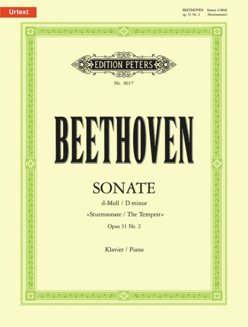Book cover of: Sonata in D minor Op.31 No. 2