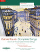 Book cover of: Complete Songs Volume 3: The Complete Verlaine Settings