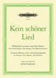 Book cover of: Kein schoner Lied