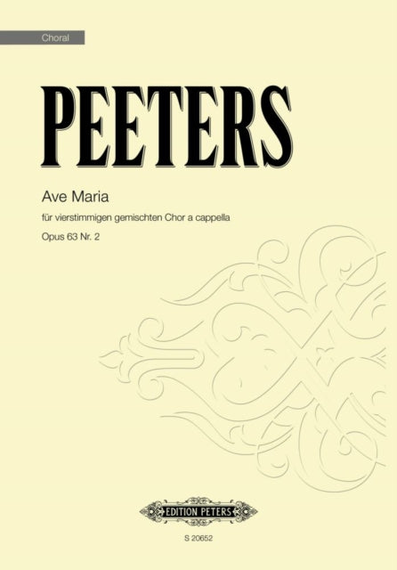 Book cover of: Ave Maria, Op. 63 No. 2