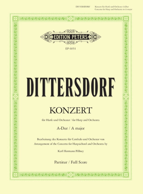 Book cover of: Harp Concerto in A