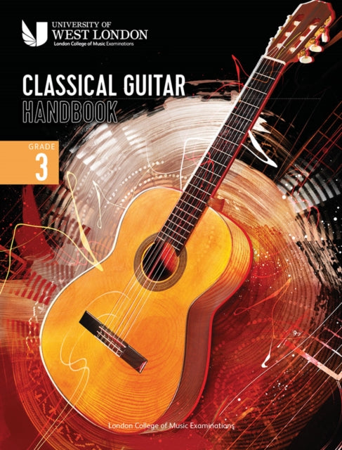 Book cover of: London College of Music Classical Guitar Handbook 2022: Grade 3