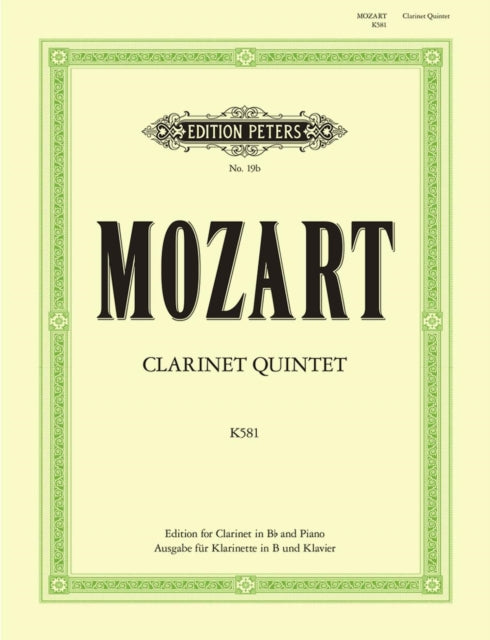 Book cover of: Clarinet Quintet
