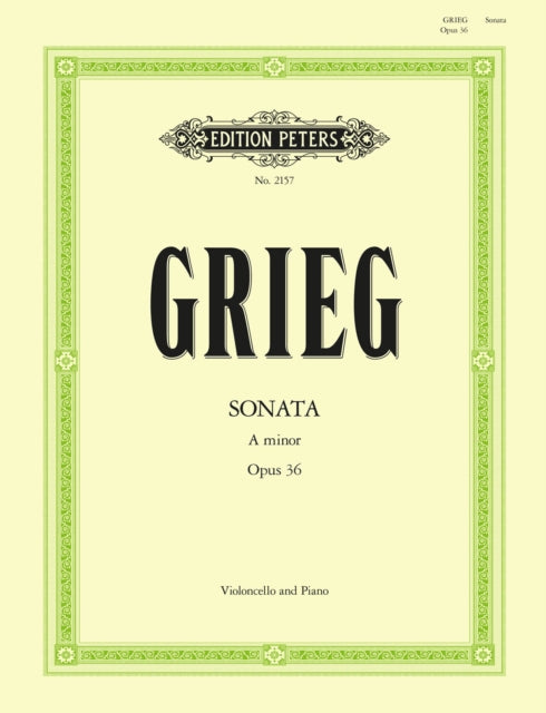 Book cover of: Cello Sonata in A minor Op.36