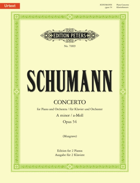 Book cover of: Concerto in A minor Op.54