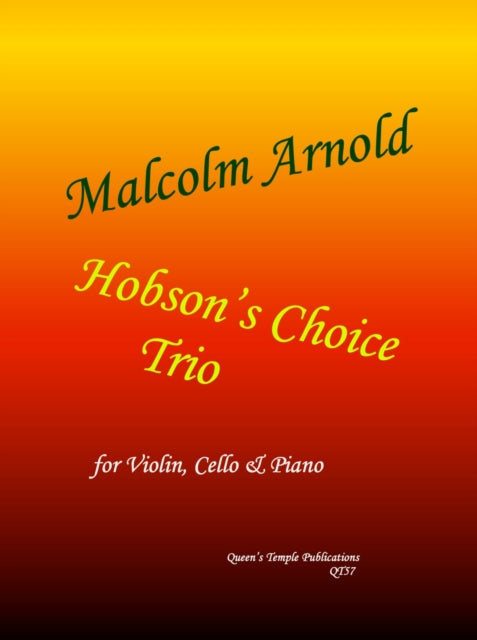 Book cover of: Hobson's Choice Trio