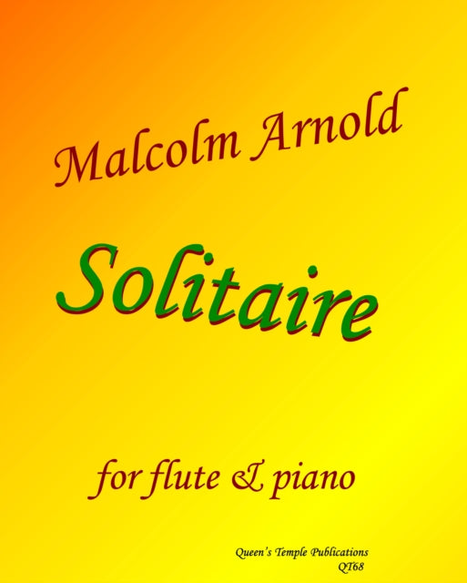 Book cover of: Solitaire (Flute and Piano)